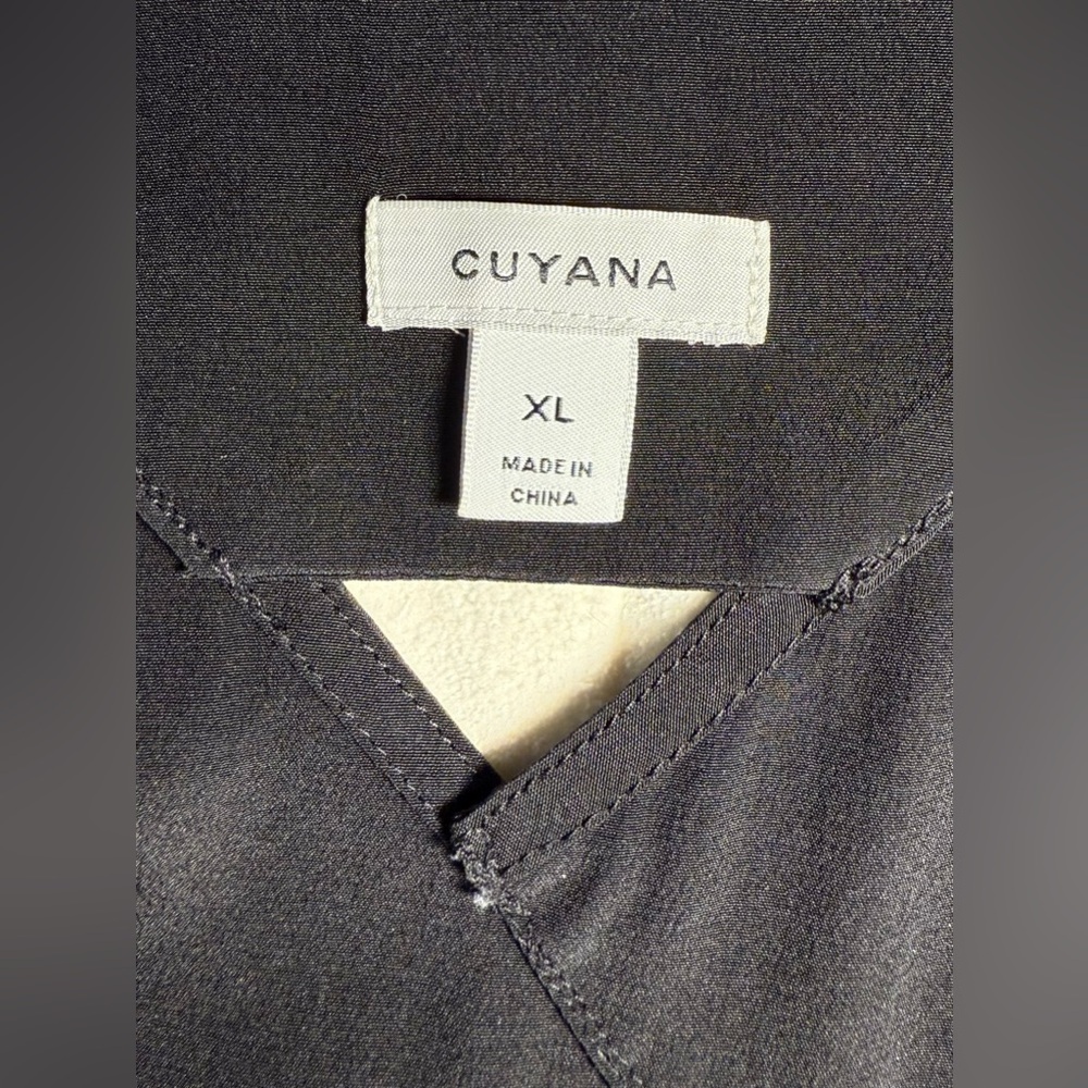Cuyana Women’s Black Silk Midi Dress - Size XL - Picture 7 of 8